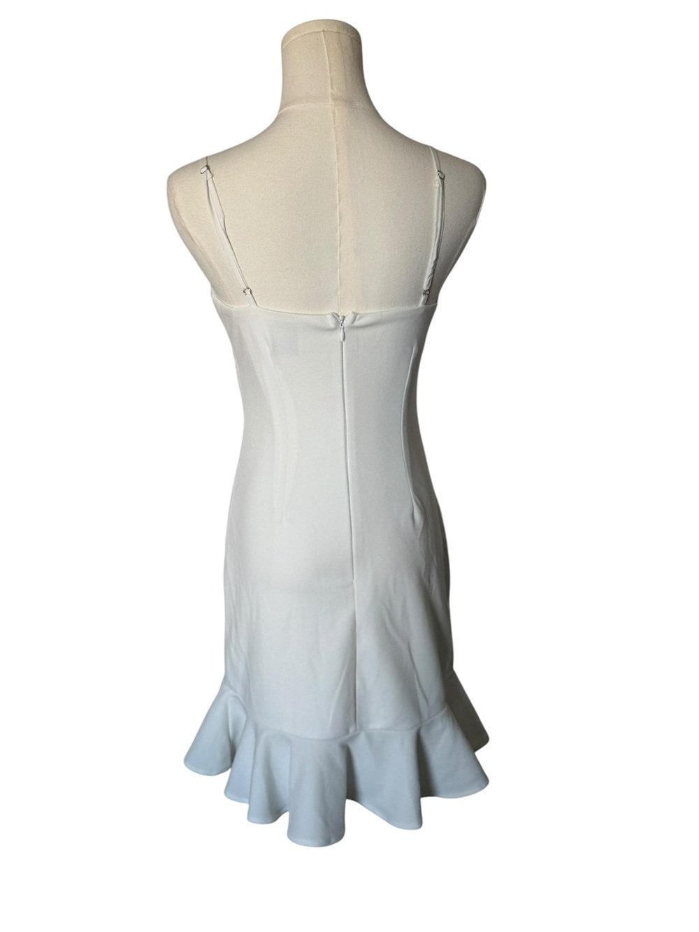 Hello Molly Mini Dress with Ruffled Hem - Picture 3 of 4